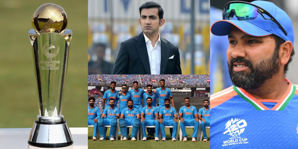Champions Trophy 2025 के लिए चुनी गई टीम, गौतम गंभीर ने 3 विकेटकीपर और 4 स्पिनरों को दिया मौका
