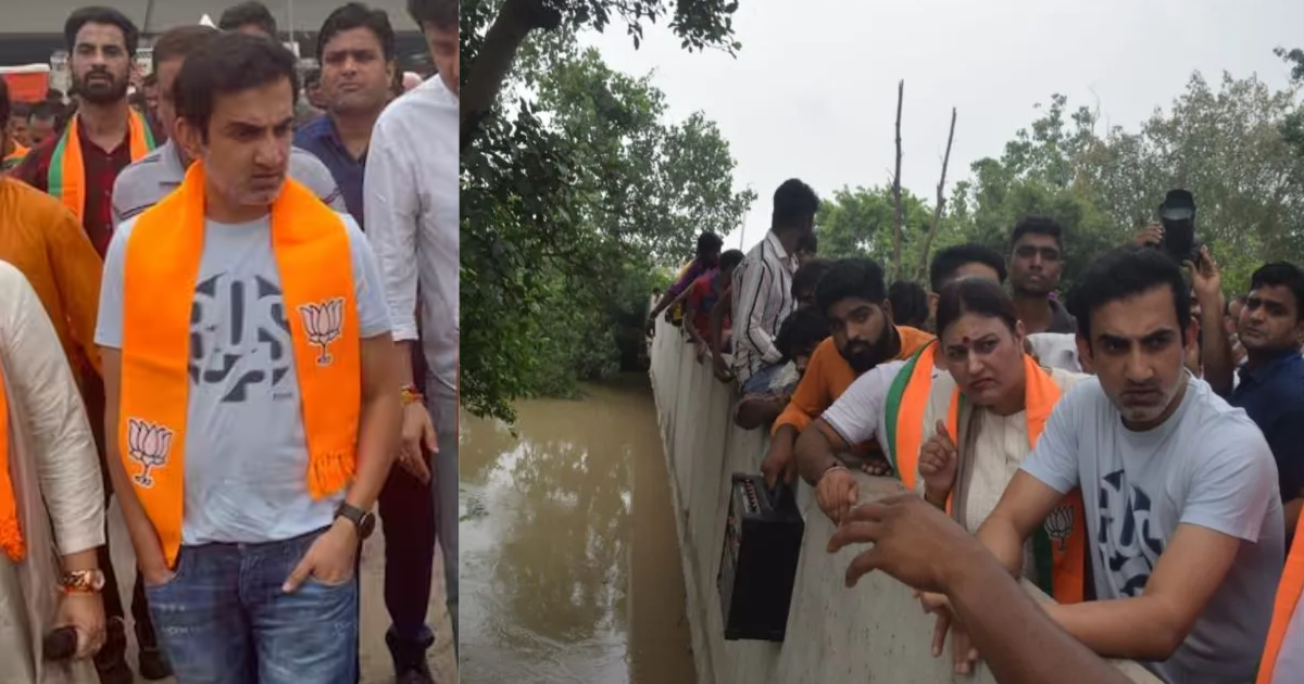 Gautam Gambhir - Delhi Floods