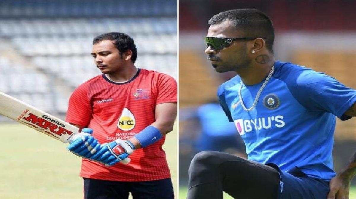 Hardik Pandya Pass yo yo test but prithvi shaw failed ahead of IPL 2022