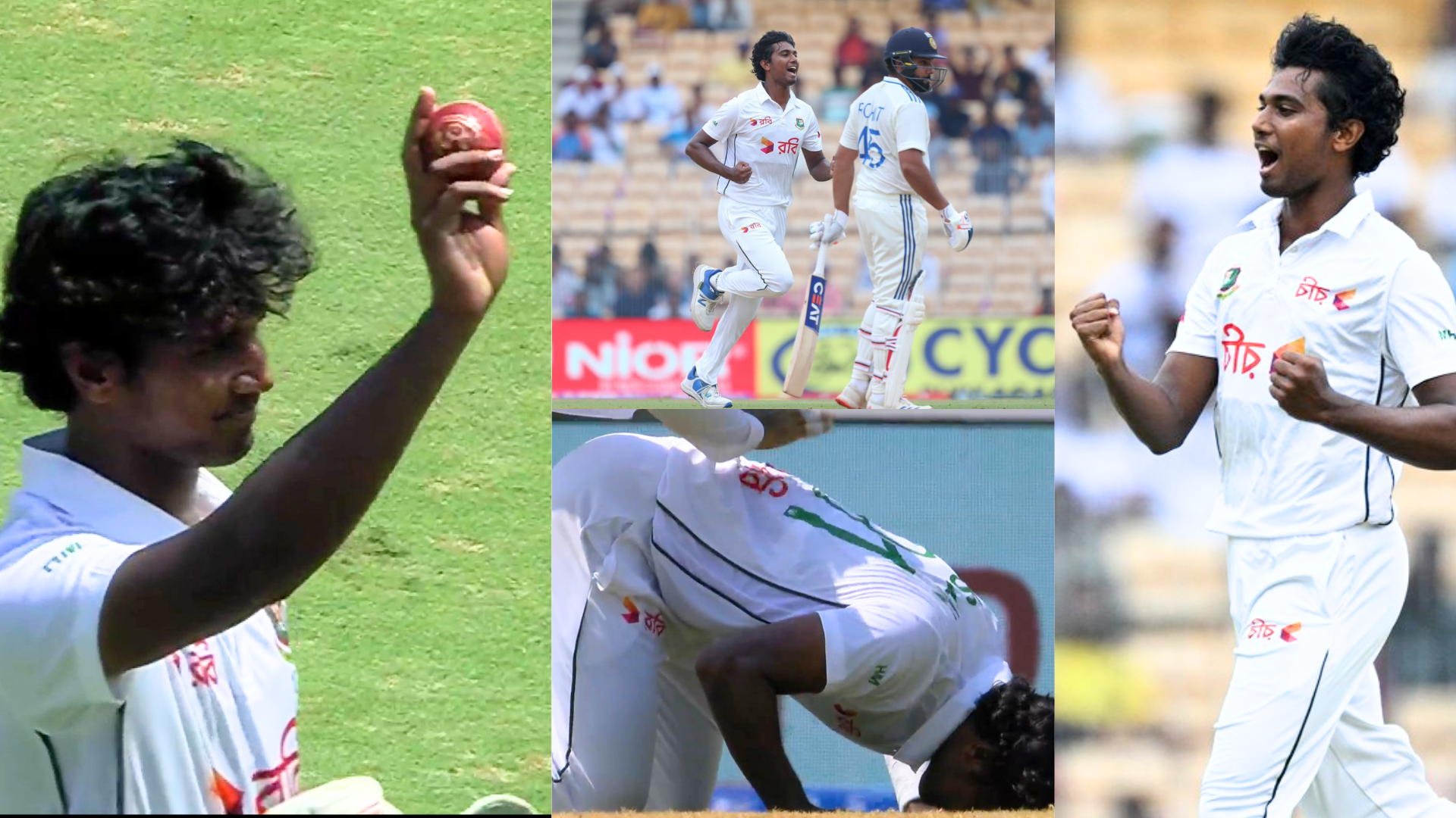 24 साल के Hasan Mahmud ने रचा इतिहास, भारत मे ऐसा करने वाले बने पहले गेंदबाज