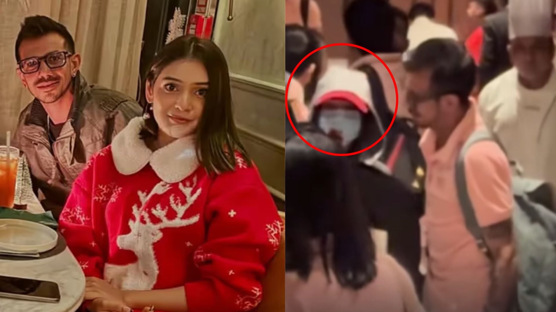 RJ mahvash was seen with Yuzvendra Chahal during IPL 2025 in team hotel VIDEO viral on social media