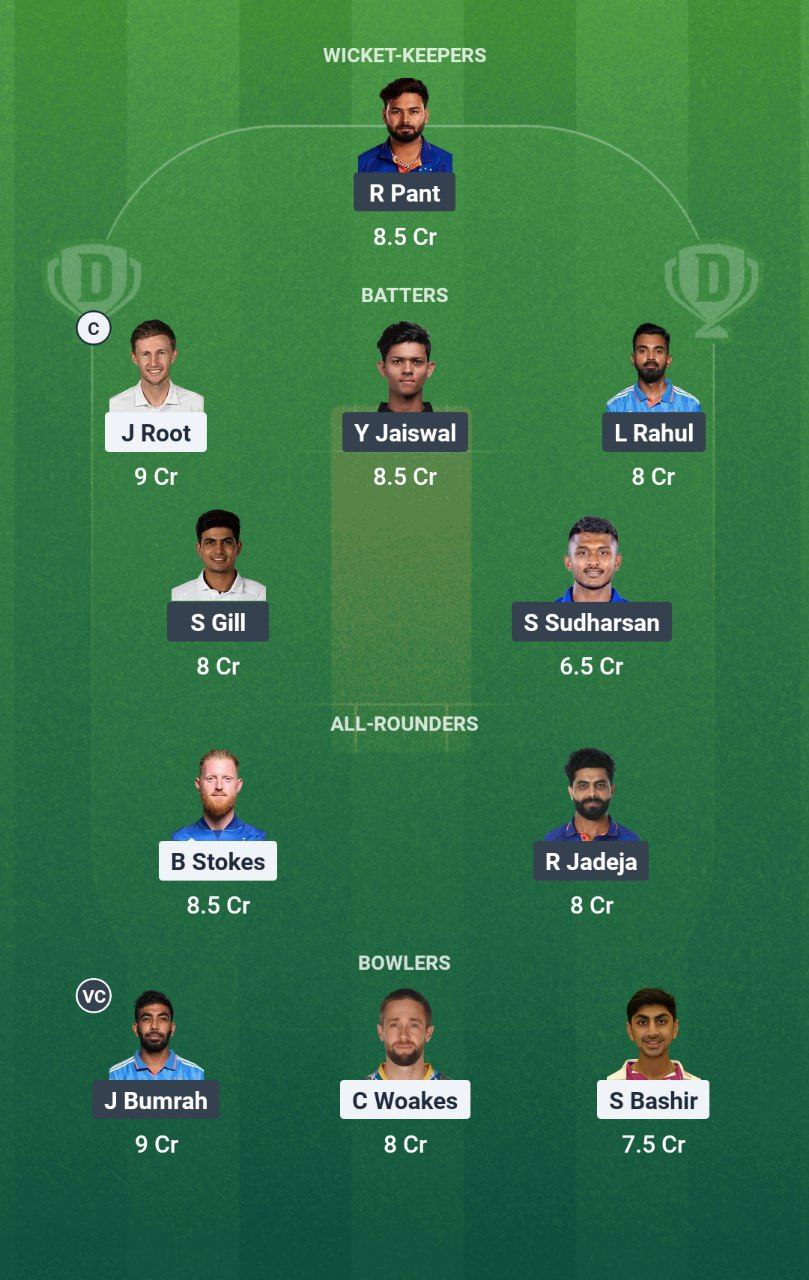 IMG 20250620 113743 748 ENG vs IND Dream11 Prediction