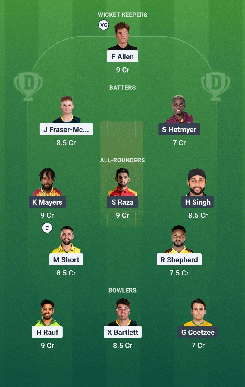 SF vs SEA Dream11 Prediction