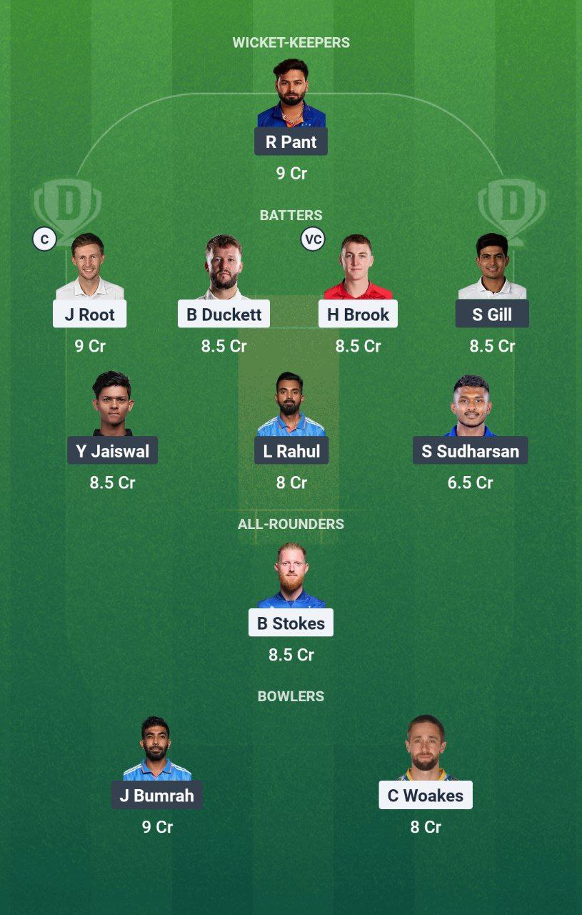 ENG vs IND Dream11 Prediction