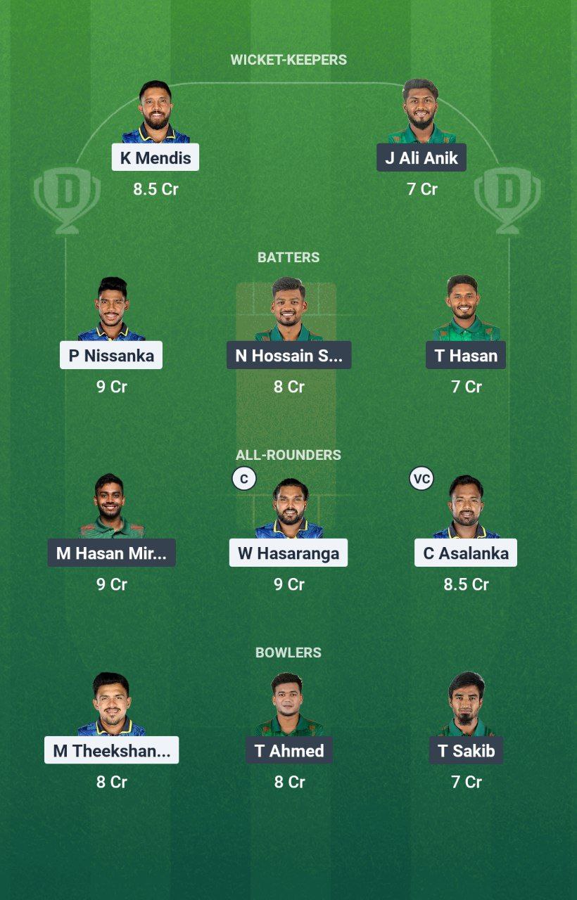 IMG 20250705 102123 922 SL vs BAN Dream11 Prediction