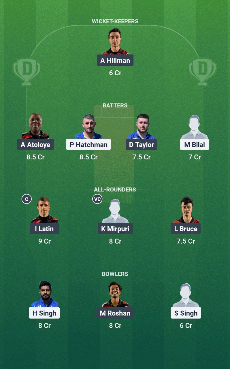 GAM vs RGC Dream11 Prediction