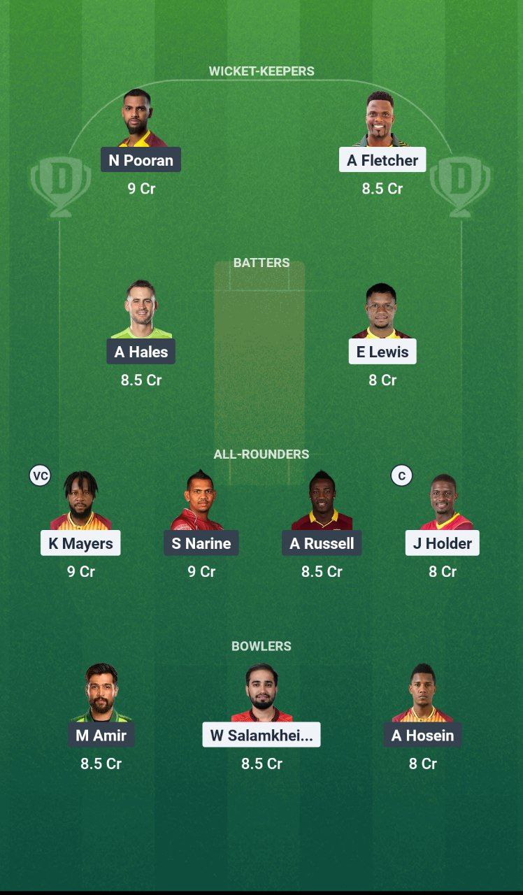 SKN vs TKR Dream11 Prediction