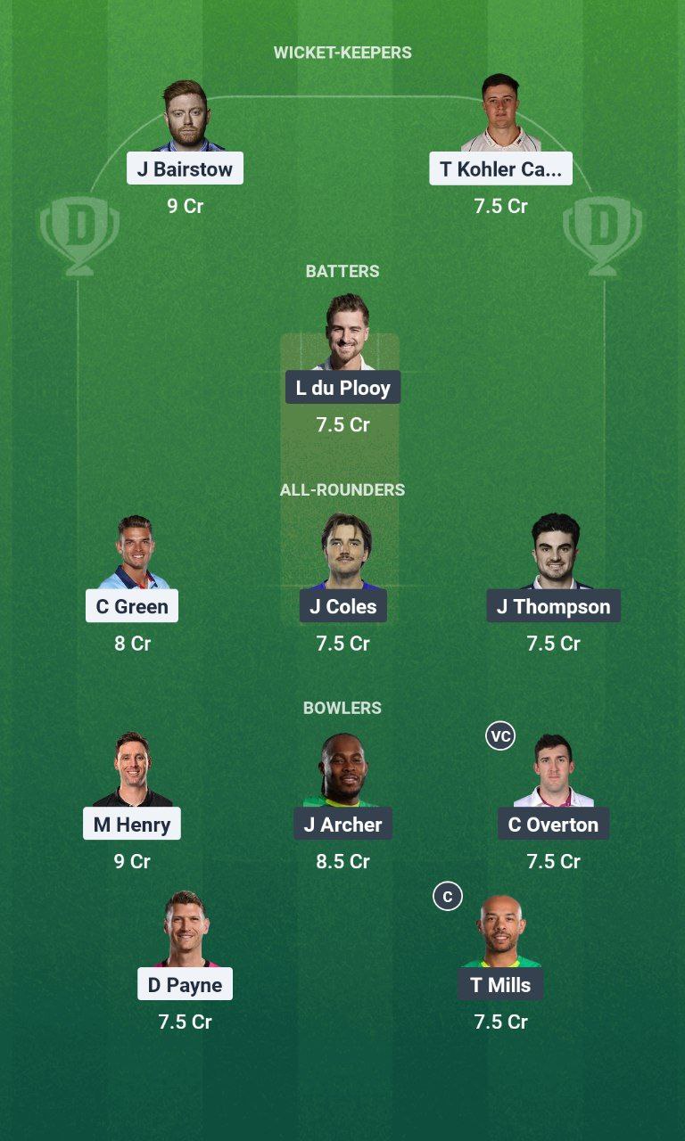 WEF vs SOB Dream11 Prediction