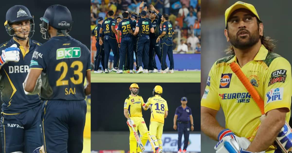 GT vs CSK: धोनी के क्रीज पर होते हुए हारा चेन्नई, शुभमन-सुदर्शन ने जमकर की गेंदबाजों की धुलाई, 35 रन...