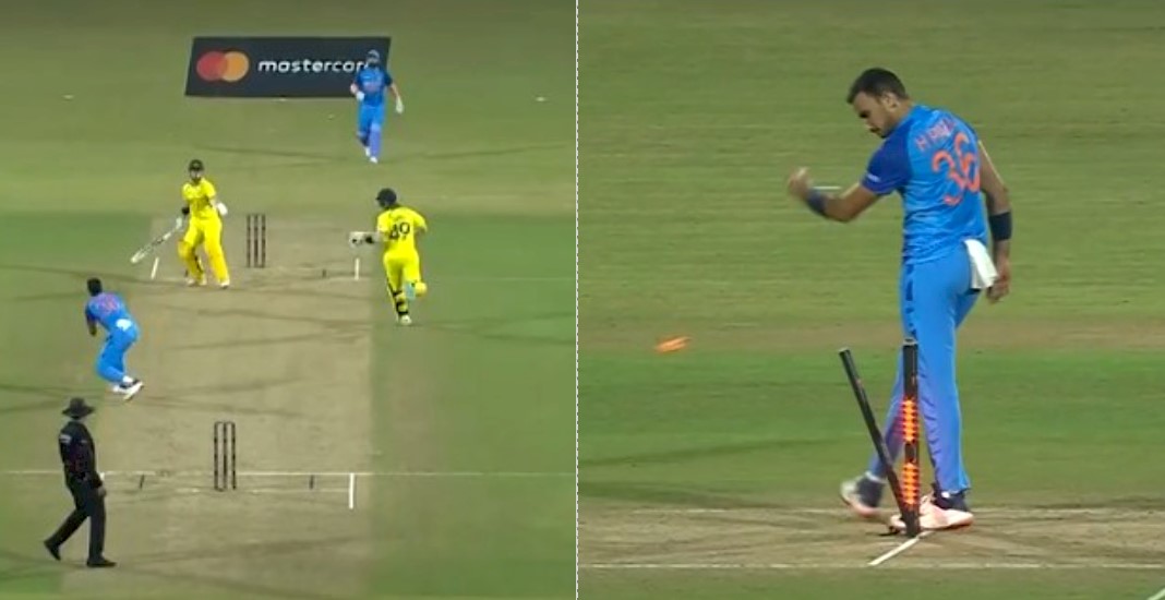 IND vs AUS - Steve Smith Run Out