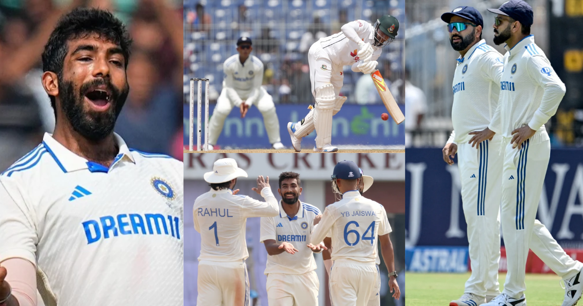 IND vs BAN: बुमराह की रफ्तार के आगे बांग्लादेश लाचार, दूसरे दिन भी भारत का हाहाकार, दर्ज की 308 रन क...