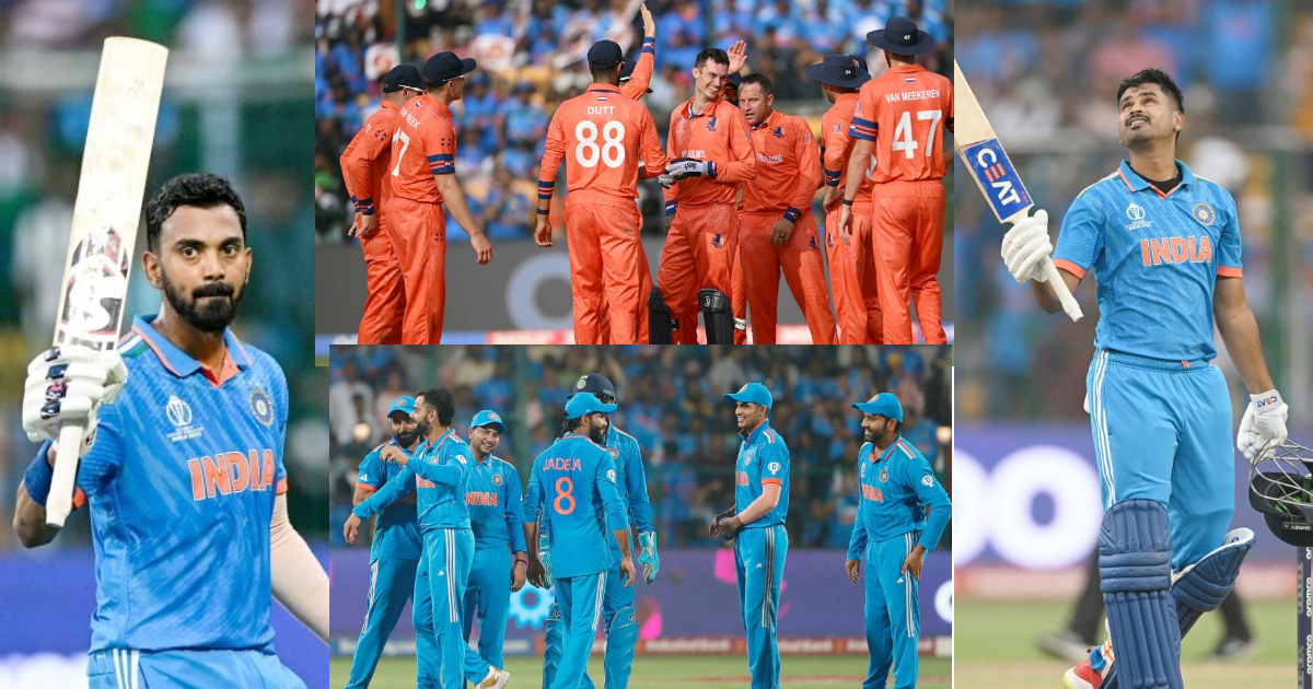 IND vs NED: भारत ने विश्व कप में लगातार दर्ज की नौवीं जीत, नीदरलैंड्स को ..रनों के बड़े अंतर से दी म...