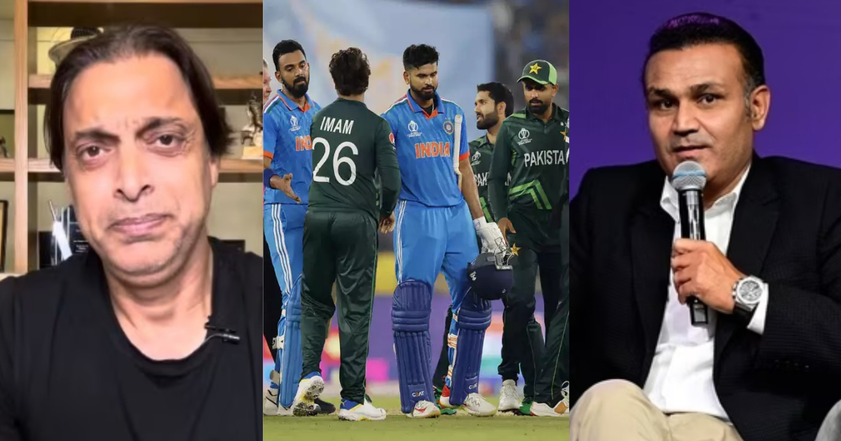 IND vs PAK: "इश्क में ना प्यार में...", पाकिस्तान की हार के बाद वीरेंद्र सहवाग ने शोएब अख्तर के जख्म...