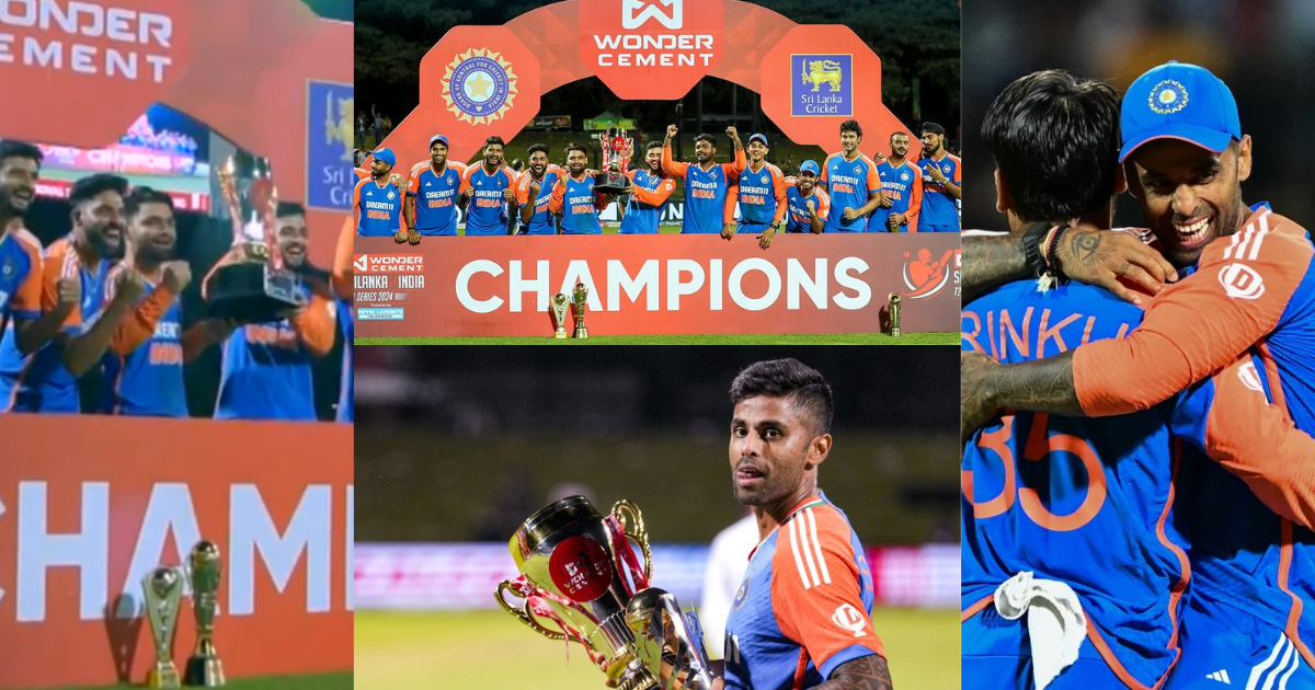 IND vs SL: सूर्या ने जारी रखी धोनी की प्रथा, सीरीज जीत के बाद इन 2 खिलाड़ियों को दी ट्रॉफी, गंभीर का...