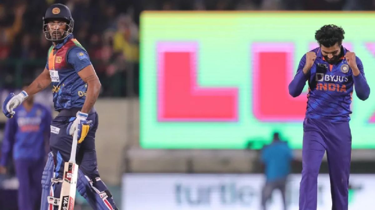 IND vs SL 6,4,6 and then Ravindra Jadeja dismissed Gunathilaka watch-video