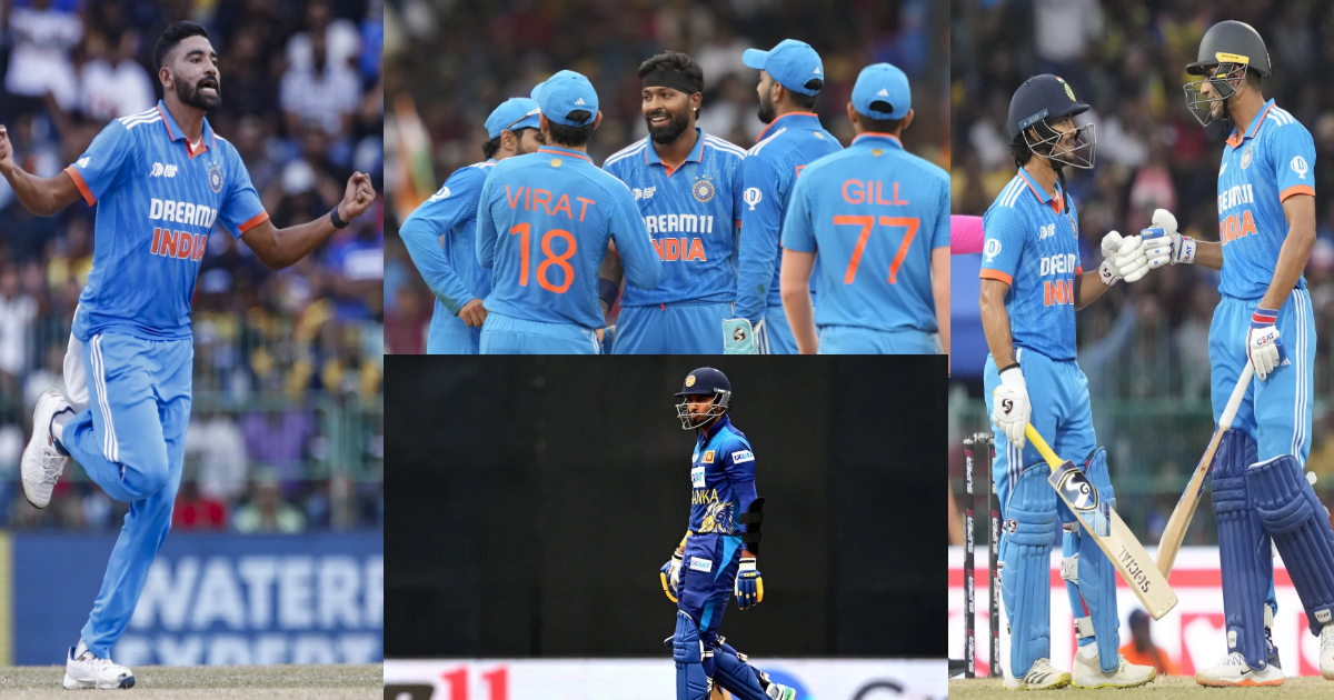 IND vs SL Highlights: 90 मिनट में खत्म हुआ 50 ओवर का मैच, सिराज की रफ्तार के आगे श्रीलंका बेकार, भार...