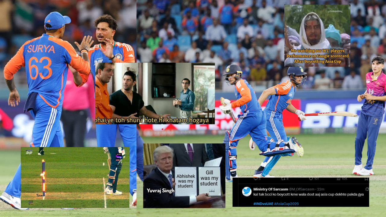 IND Vs UAE It Ended As Soon As It Started UAE Suffered Shameful Defeat Against India By 9 Wickets Flood Of Memes On Social Media 1