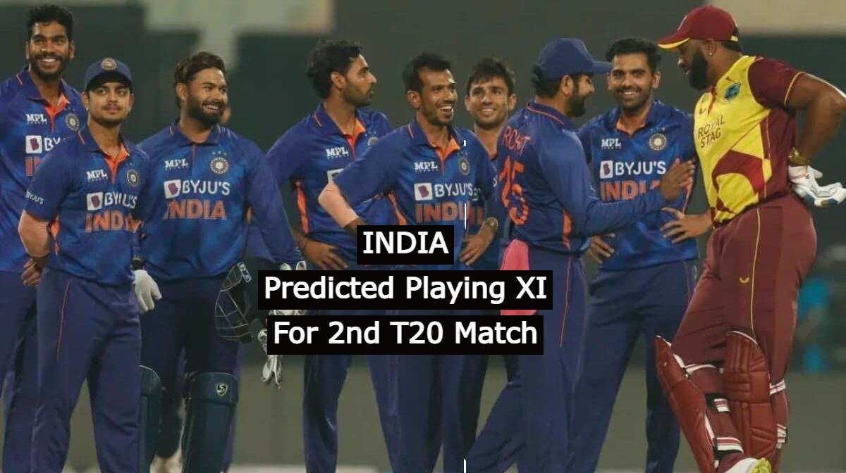 IND vs WI- India’s Predicted Playing XI For 2nd T20I Against West Indies