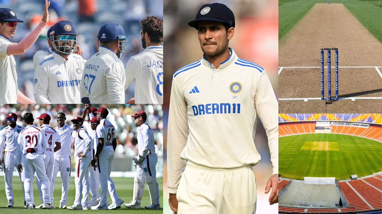 IND Vs WI PITCH REPORT What Do Statistics Of Ahmedabad Pitch Say Know Who Will Help How Many Runs Will Have To Be Scored