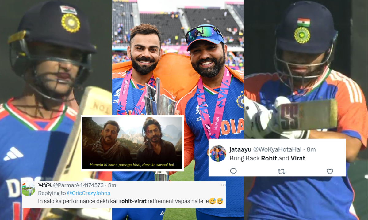 IND vs ZIM: "लौट आओ रोहित-विराट", जिम्बाब्वे के हाथों भारत की शर्मनाक हार पर भड़के फैंस, रोहित-विराट...