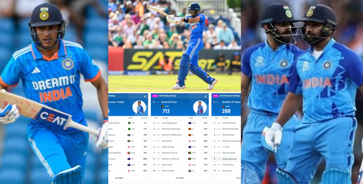In icc rankings 2023 team indias player ruturaj gaikwad shubhman gill improved see ODI and T20 Ranki...