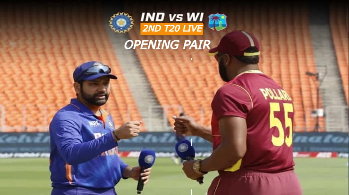 India vs West Indies Predicted Opening Pair For 2nd T20 2022
