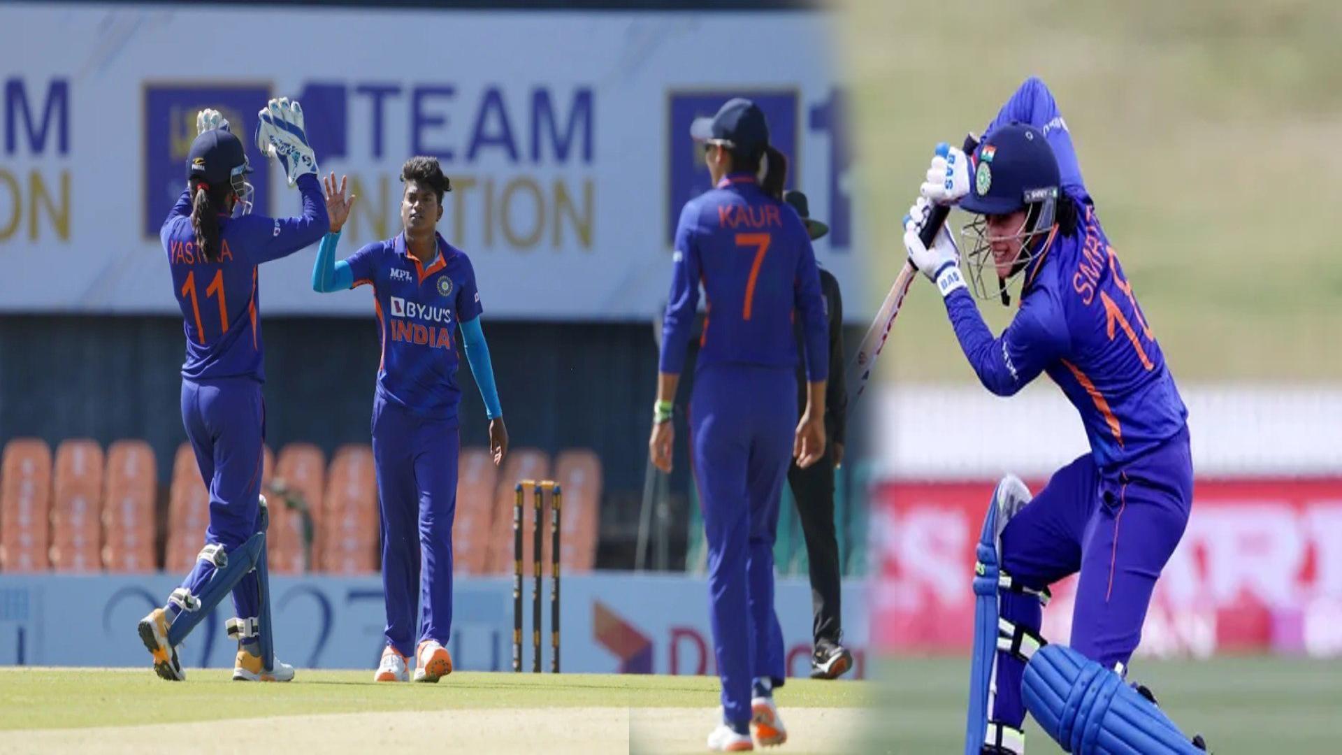 India women beat sri lanka women by 5 wickets in 2nd t20, Smriti Mandhana completed 2000 runs in T20