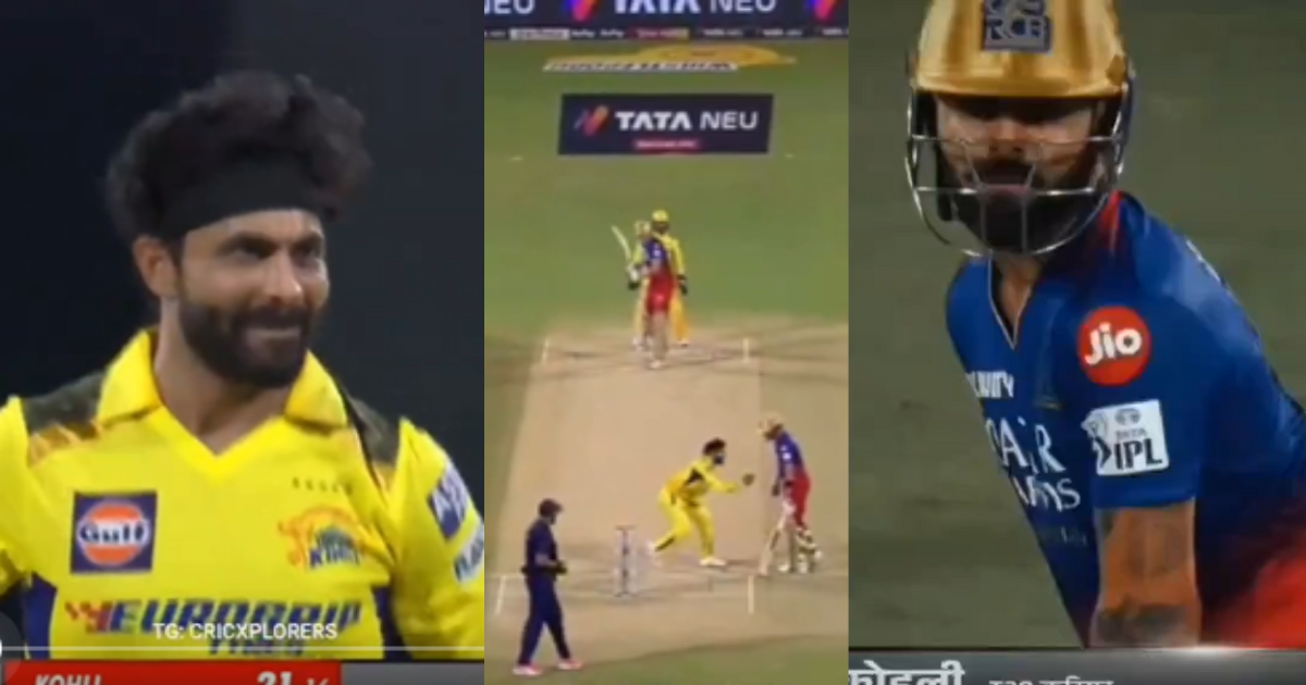 video saans toh lene de virat kohli said to ravindra jadeja during csk vs rcb ipl 2024 match-1