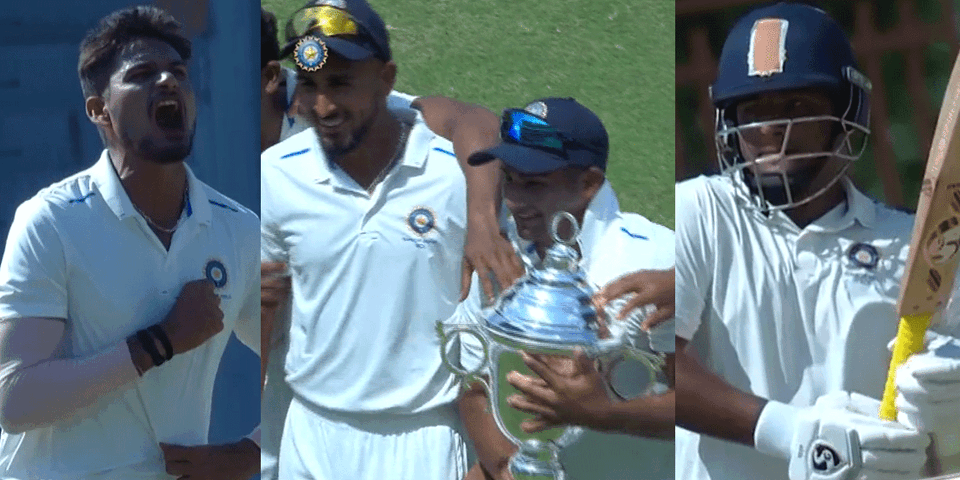 Irani Cup 2022 - ROI Won