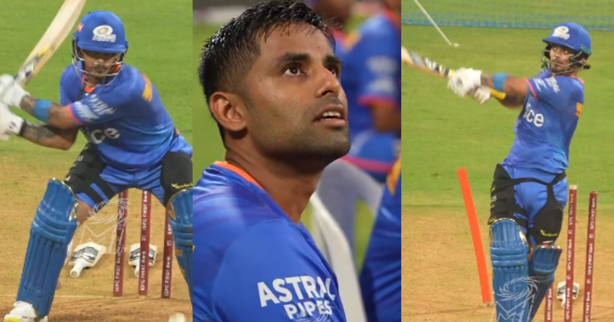 VIDEO: RCB को रिमांड पर लेने से पहले Ishan Kishan ने उड़ाया गर्दा, सूर्यकुमार यादव का मुंह रह गया खुल...