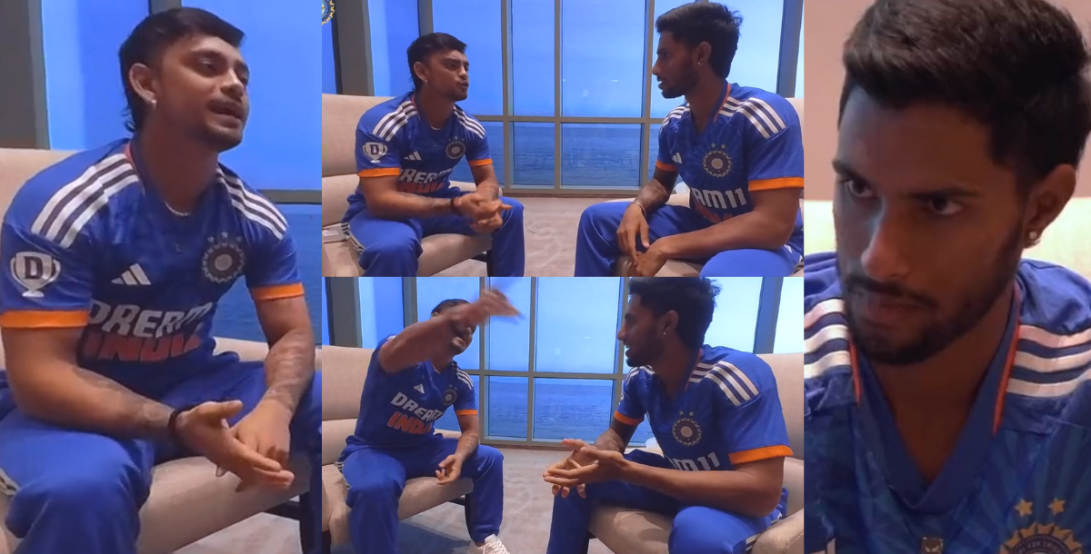 Ishan Kishan scolds Tilak Varma in live interview video goes viral