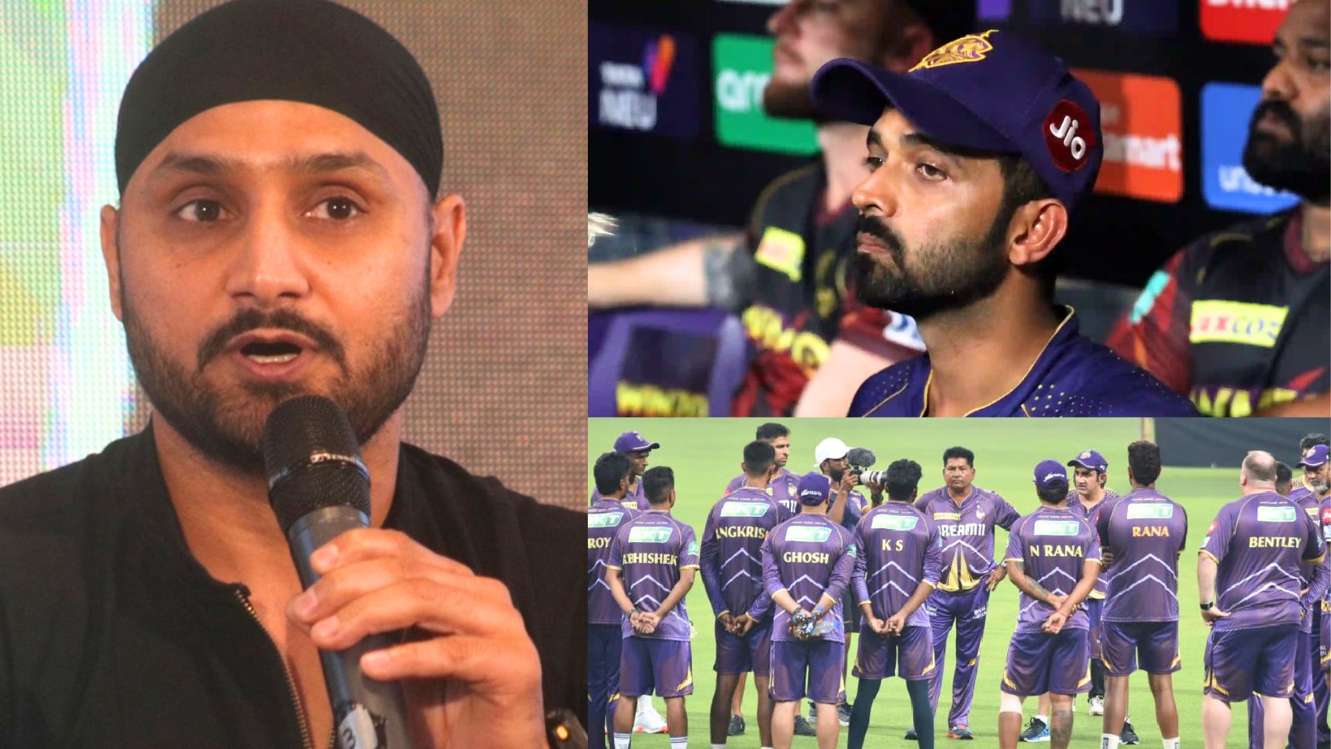 KKR टीम में सबकुछ ठीक नहीं! हरभजन सिंह का बयान सुनकर हिल जाएंगे आप कप्तान रहाणे