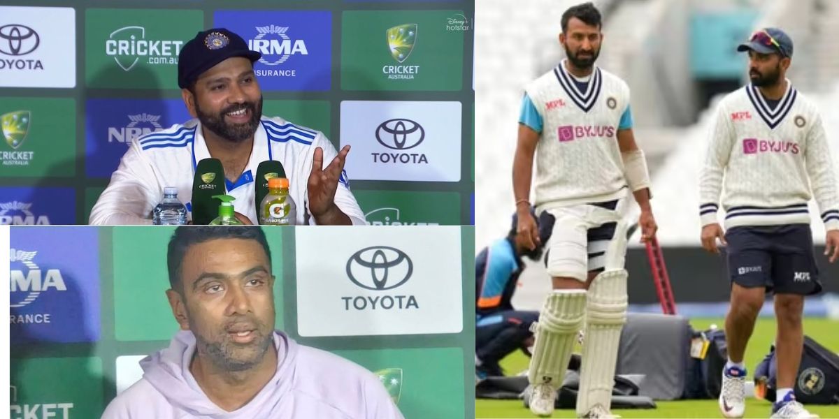 rohit sharma, ajinkya rahane, cheteshwar pujara
