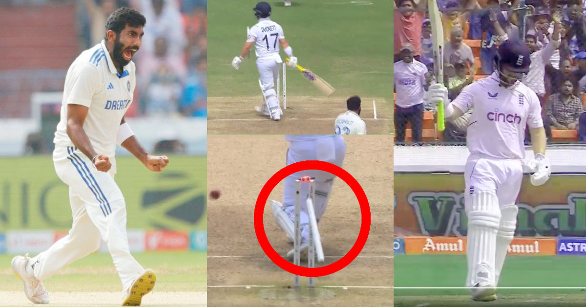 Jasprit Bumrah की रफ्तार में उड़ा बैजबॉल का तमाशा, 5 मीटर तक उड़ता हुआ गया डंडा, VIDEO वायरल