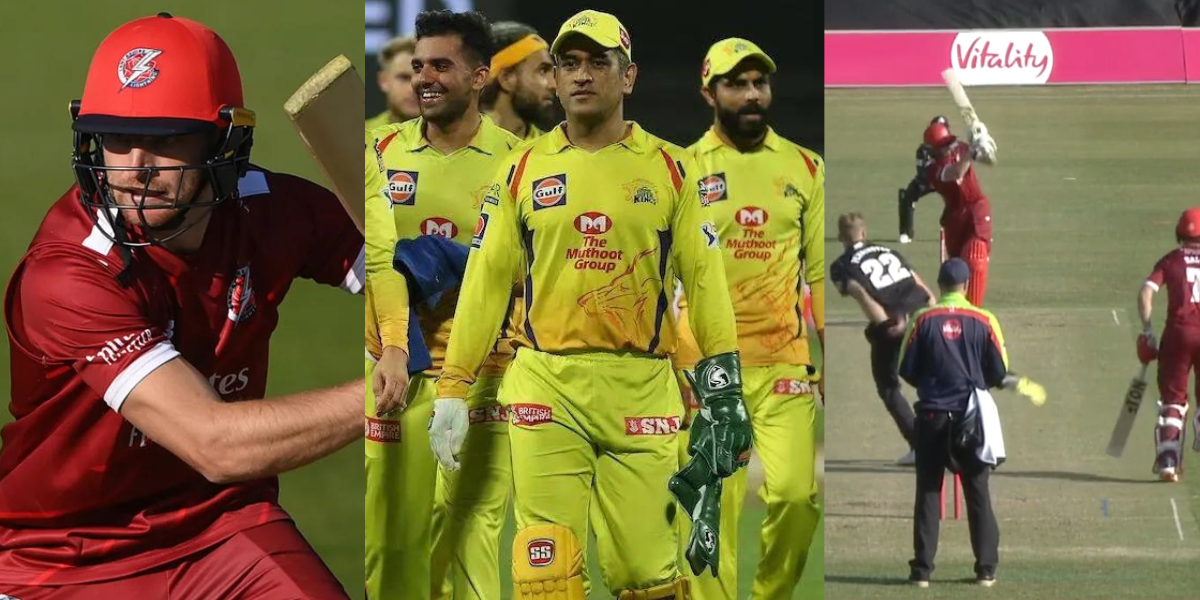 Jos Buttler hit 34 runs in 8 balls in T20 Blast