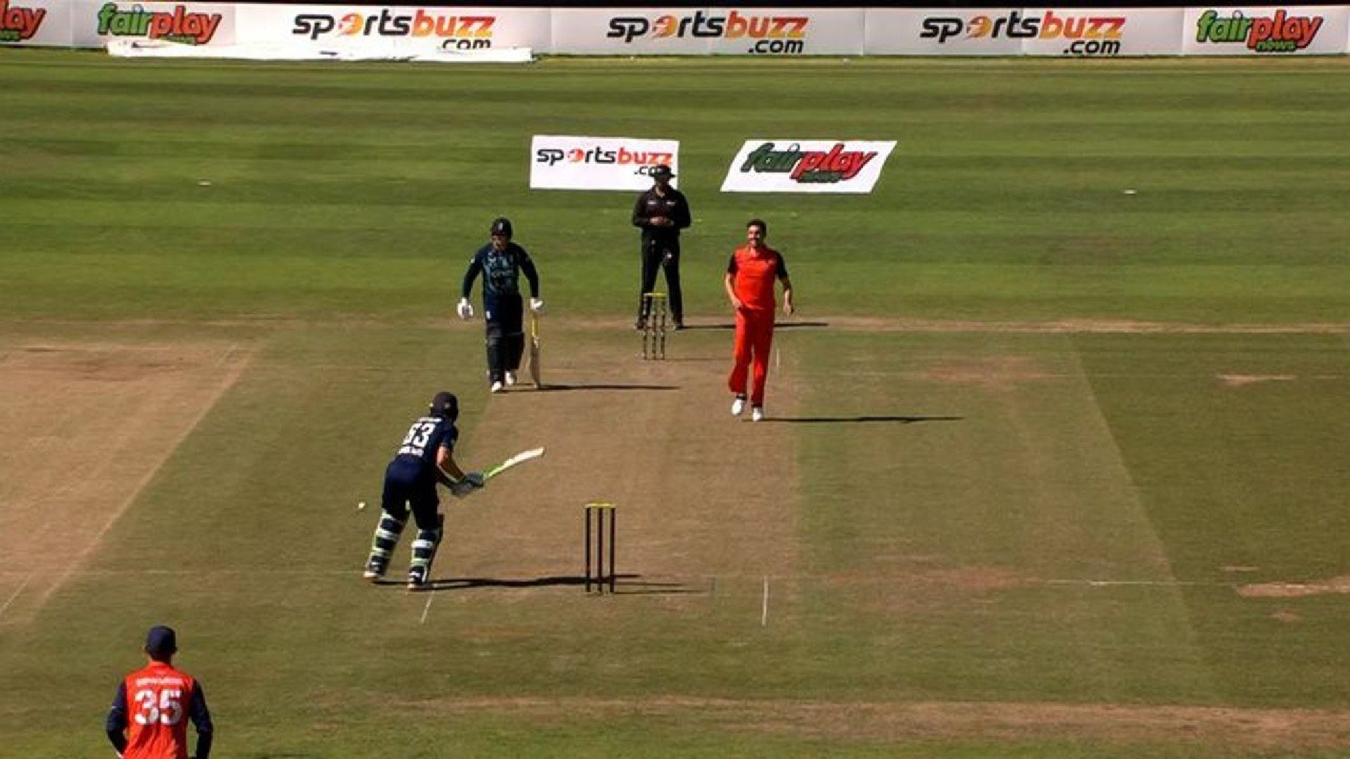 Jos buttler hit 2 bounce ball for long six against netherland-watch video