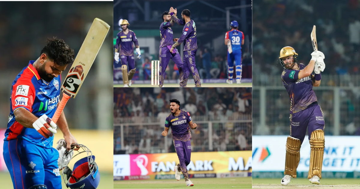 KKR vs DC Highlights: 30 चौके 12 छक्के, चक्रवर्ती से चक्रव्यूह में फंसी दिल्ली, फिर पुराने साथी ने ल...