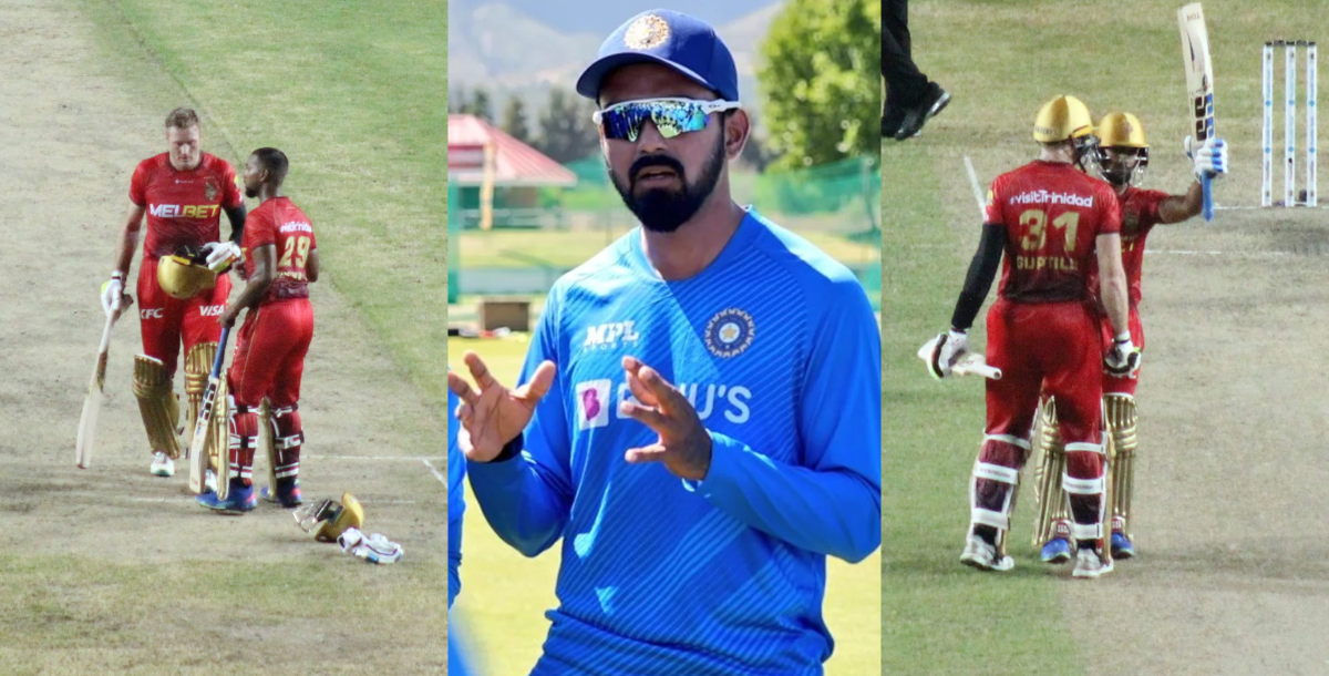 KL Rahul Favorite nicholas pooran hits 54 runs in 35 ball in cpl 2023 agaist jamaica tallawahs