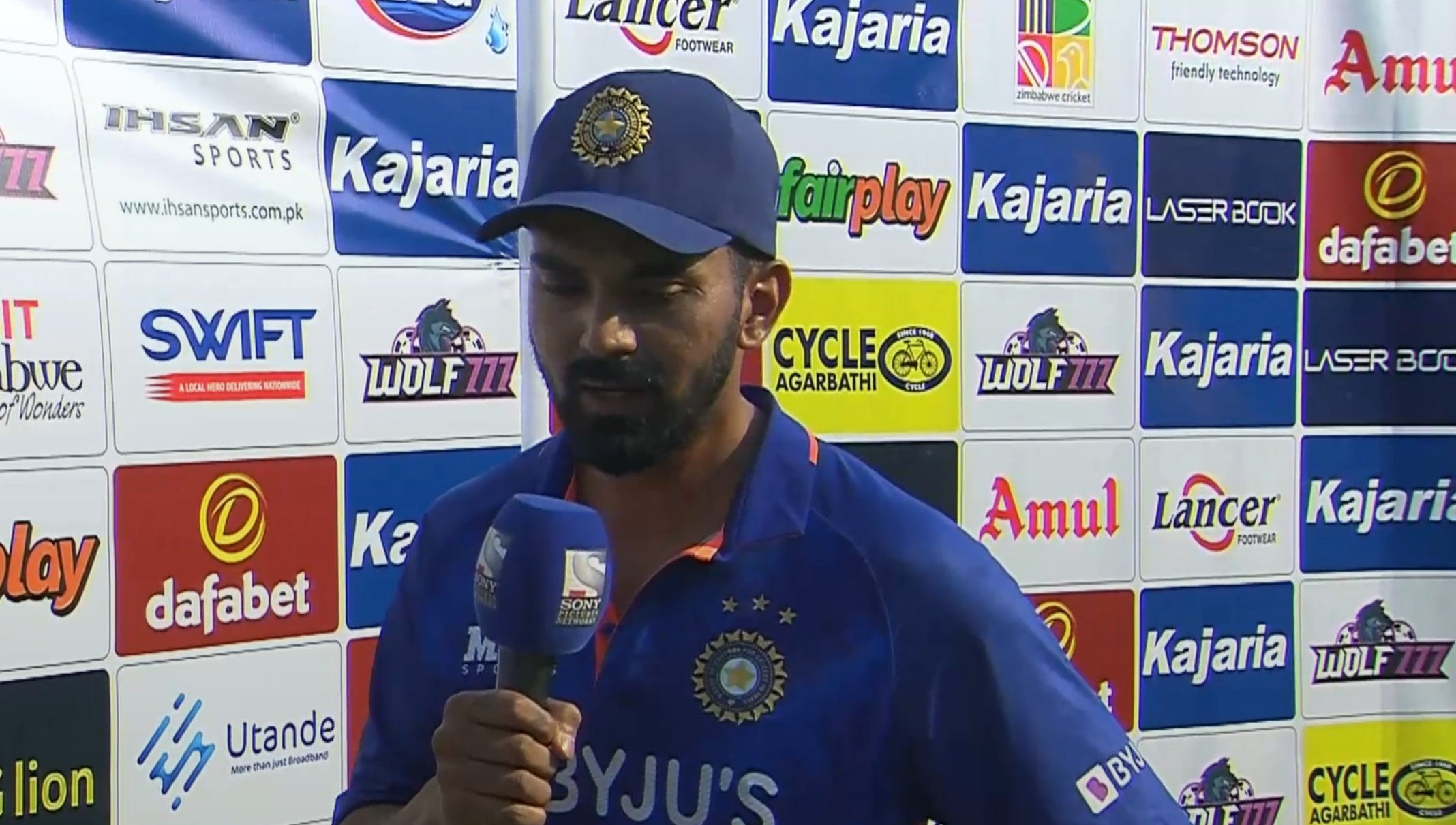 KL Rahul ZIM vs IND Post Match