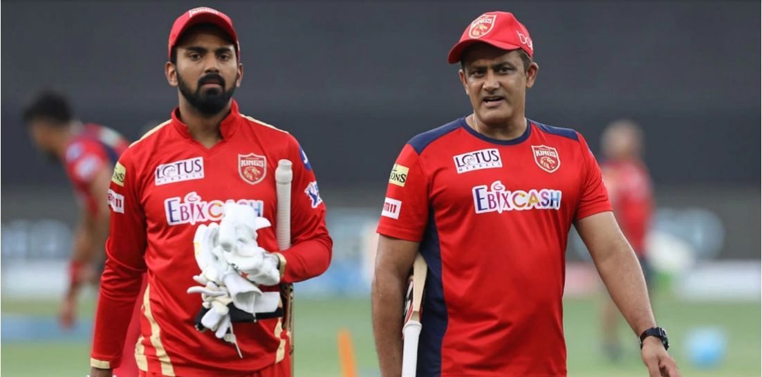 KL Rahul and Anil Kumble