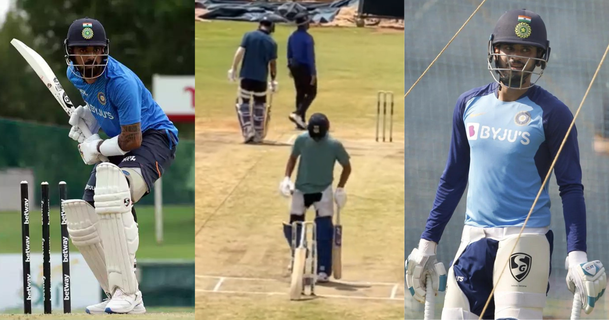 KL Rahul and Shreyas Iyer came on the ground to practice together the video went viral