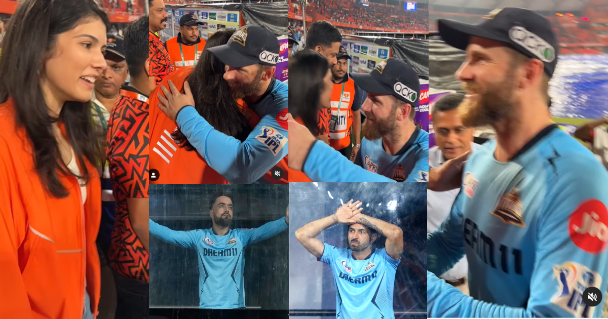 मैच हुआ रद्द तो Kane Williamson  के गले जा लगी काव्या मारन, फिर दोनों की खास बातचीत, VIDEO वायरल