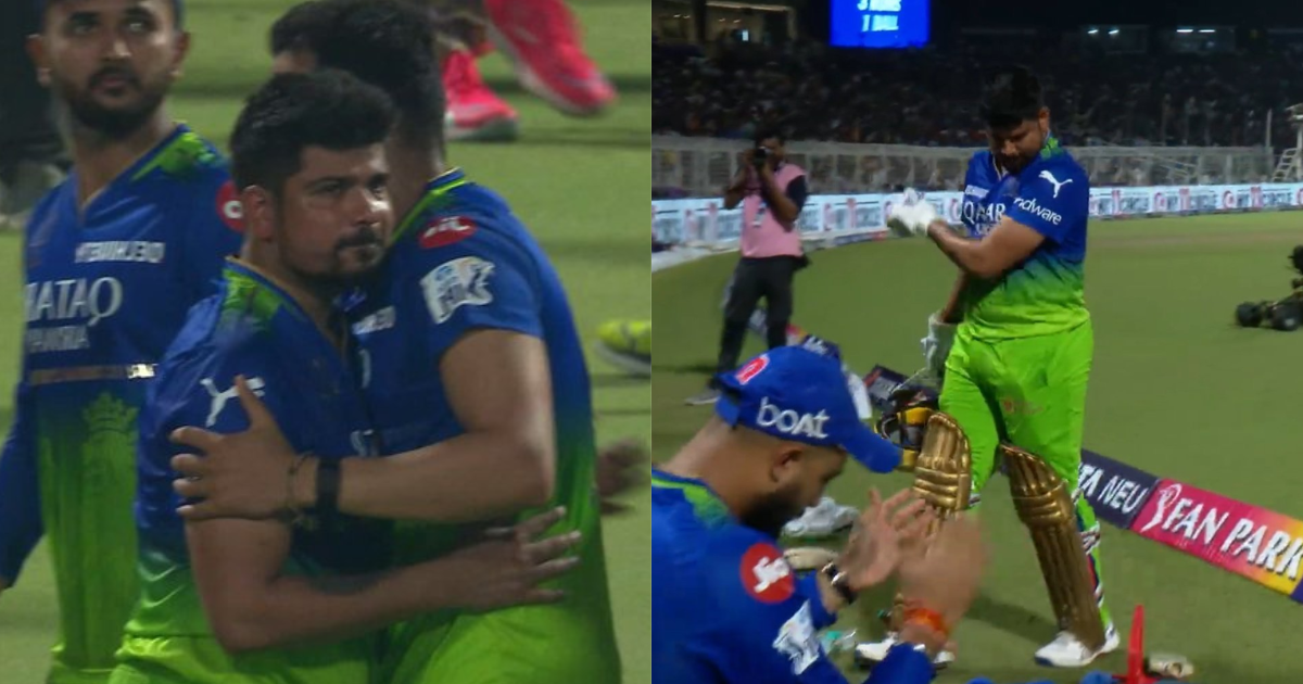 Karn Sharma की आंखों में आए आंसू, तो विराट-मैक्सवेल ने बढ़ाया हौसला, 1 से मिली हार के बाद RCB में मात...