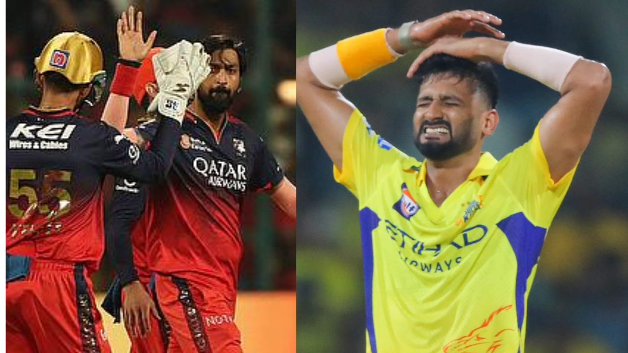 Khaleel Ahmed Give Too Many Runs In Csk Vs Rcb Match Khaleel Ahmed Give Too Many Runs In Csk Vs Rcb Match