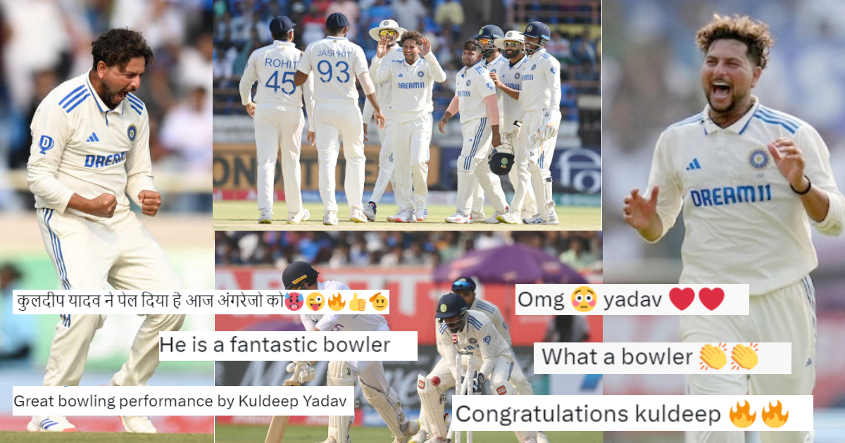 "यादव का पंजा, इंग्लैंड हो गया गंजा", Kuldeep Yadav ने 1 सेशन में झटके 5 विकेट, तो फैंस ने दिए गजब र...