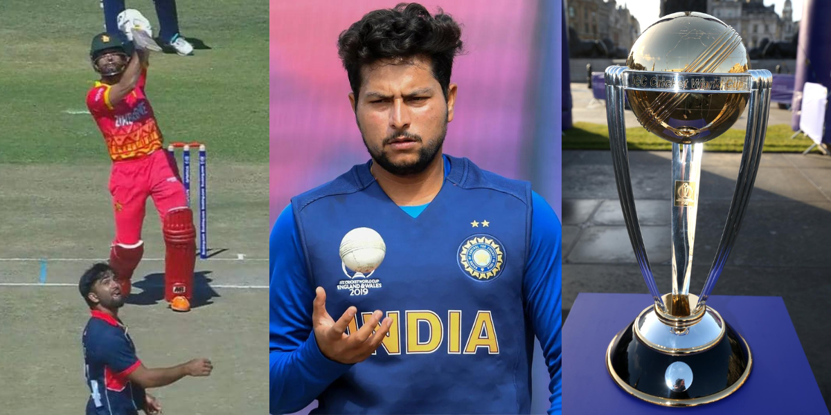Kuldeep Yadav friend ryan burl hits 47 runs-in 16 balls in world cup 2023