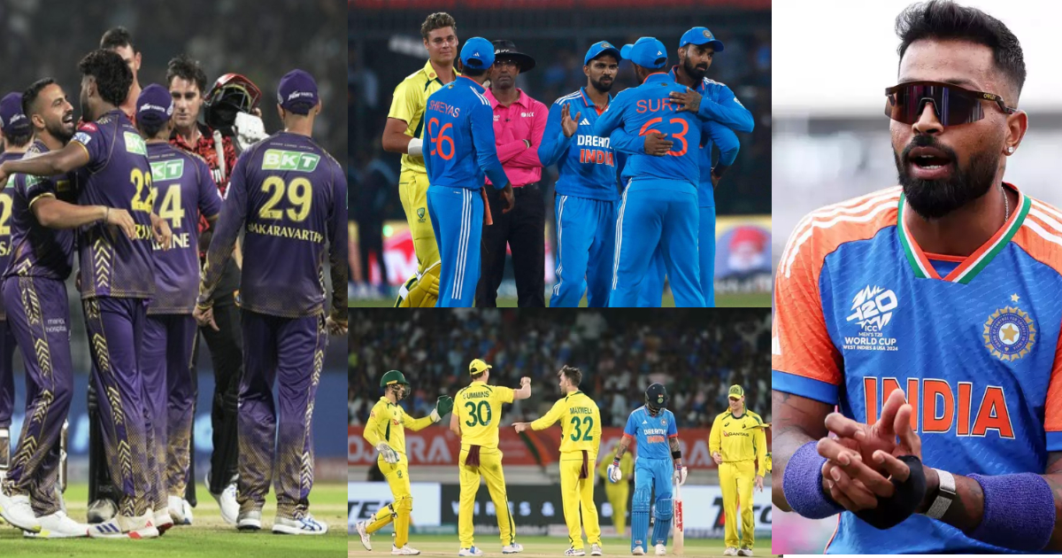 ऑस्ट्रेलिया के खिलाफ 3 वनडे खेलने के लिए रवाना हुई Team India, हार्दिक पंड्या बने कप्तान, KKR के 4 ख...