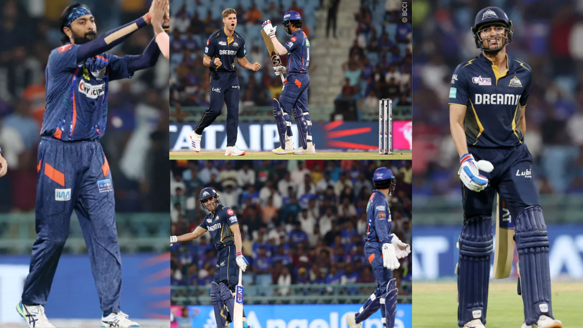 LSG vs GT Highlights: ठाकुर के पंजे में फंसकर GT ने तोड़ा दम, 164 रन बनाने के लिए 10 बल्लेबाज भी पड़ ग...