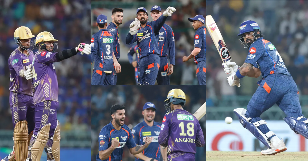 LSG vs KKR Highlights: 29 चौके- 20 छक्के, KKR के हाहाकार के आगे बेबस लखनऊ, सुनील नरेन ने गेंद-बल्ले...