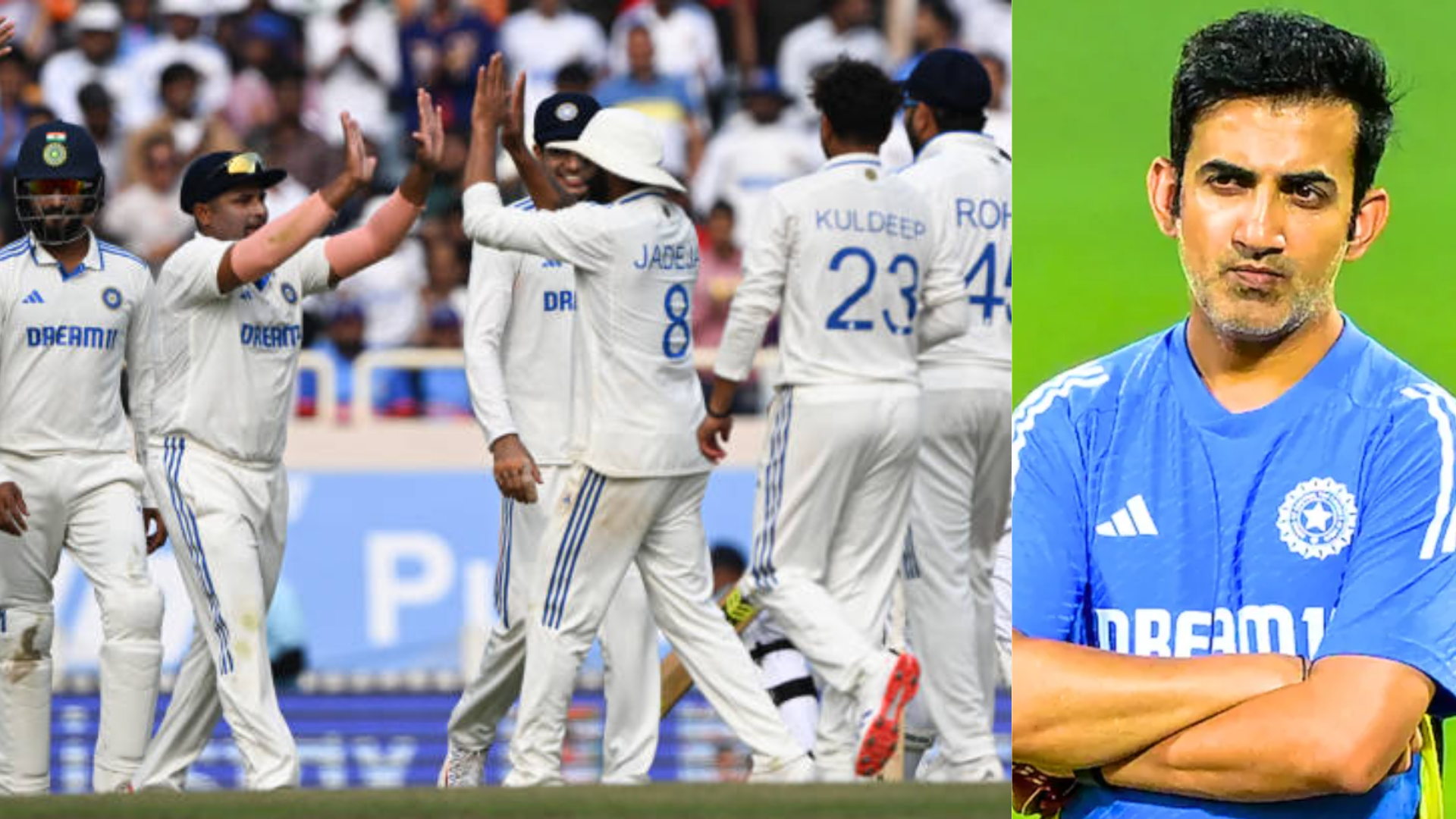 Gautam Gambhir and Sarfaraz Khan